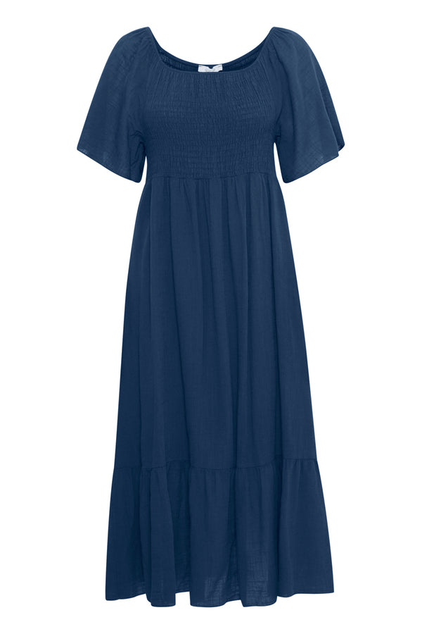 Sorbet SBALEXA SOLID DRESS Dress - Woman Navy Blazer