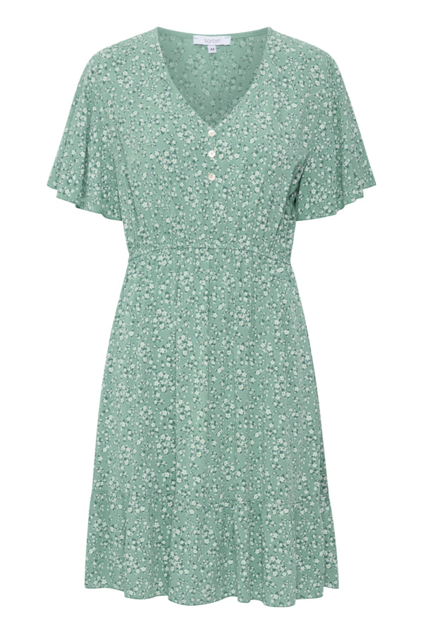 Sorbet SBGINA SHORT DRESS Dress - Woman Granite Green