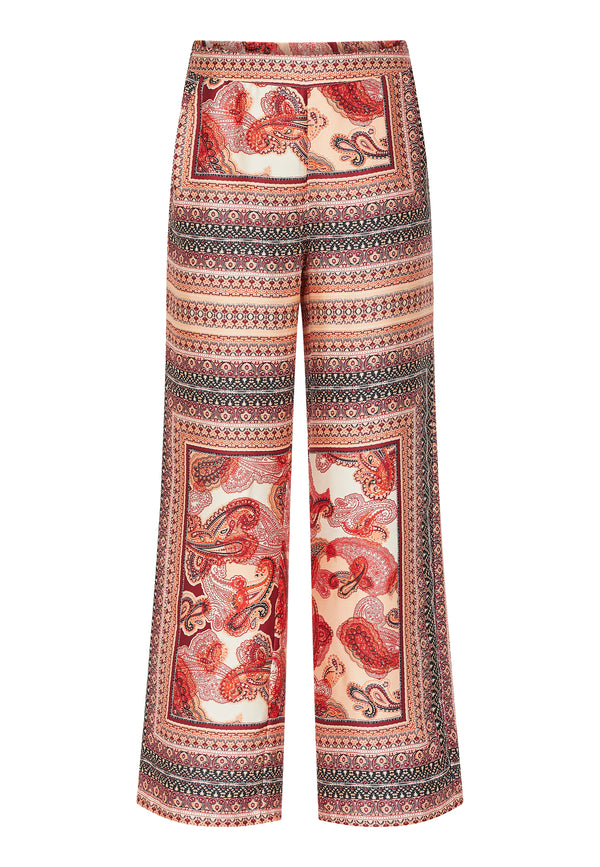 Love & Divine love1024-7 Trousers - Woman Red Scarf
