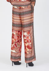 Love & Divine love1024-7 Trousers - Woman Red Scarf