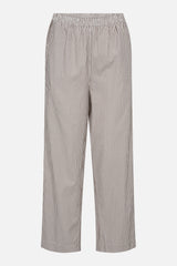 MILK Copenhagen Auraka Pants Trousers - Woman Beige/White Stripe