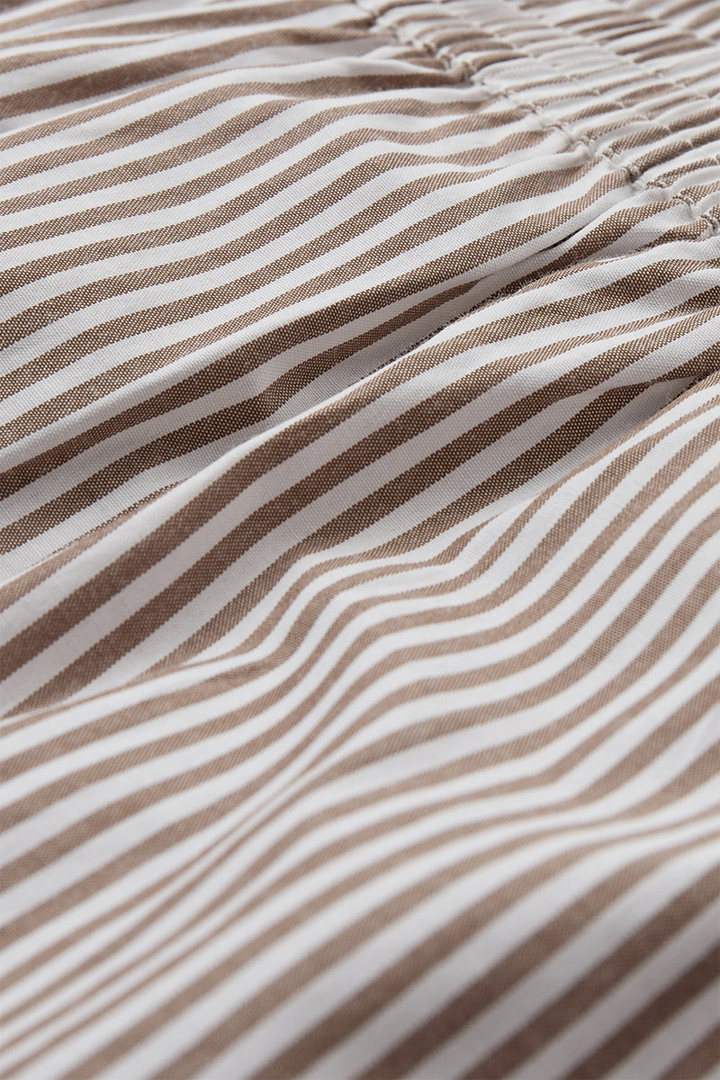 MILK Copenhagen Auraka Pants Pants Beige/White Stripe