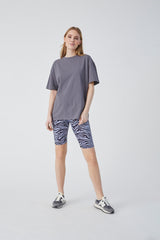 MILK Copenhagen Ava Shorts Shorts - Woman Purple/Zebra