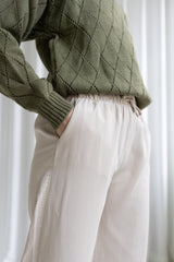 Volumex Beverly Pant Trousers - Woman Beige