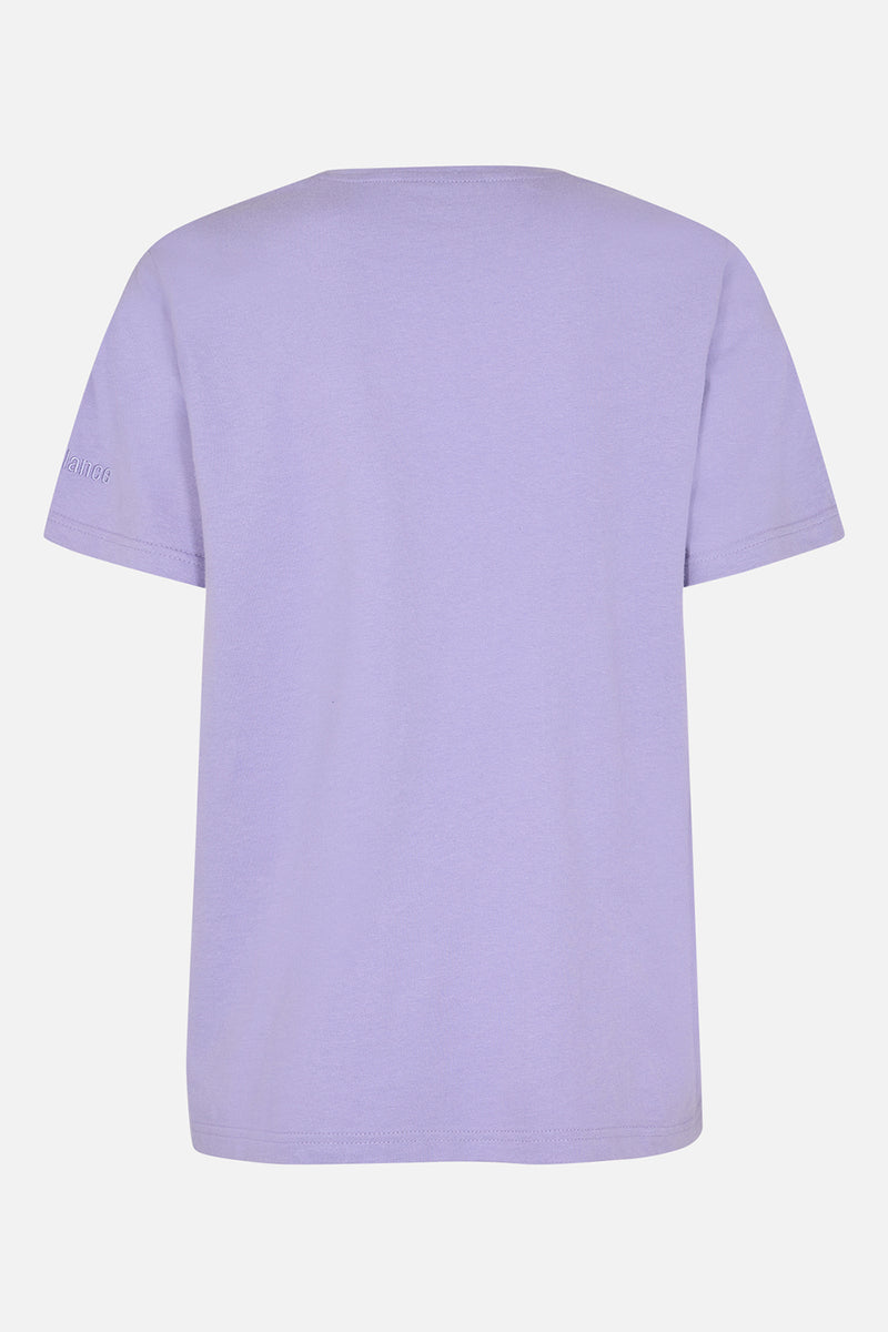 MILK Copenhagen Elima T-shirt T-shirts - Woman Purple/Embroidery