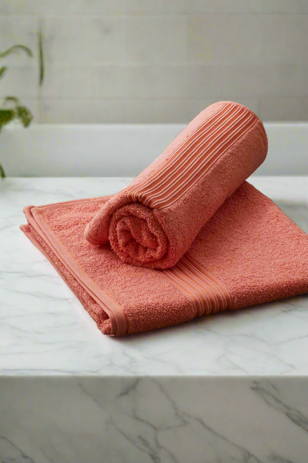 MILK Copenhagen Håndklæde, 70x140cm 2-pack Towels Shell Pink