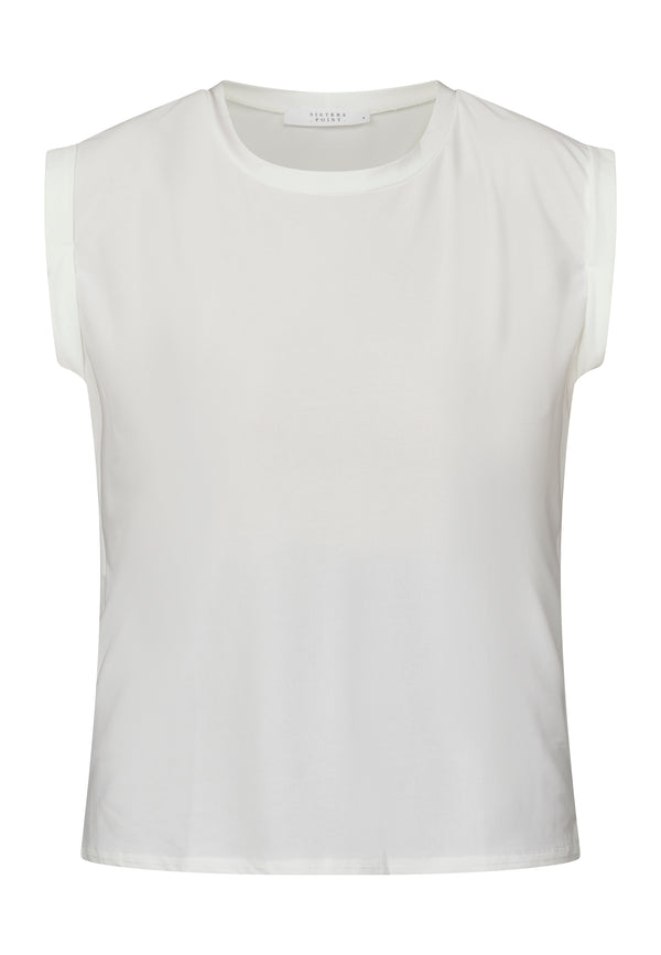 Sisters Point LOW-A T-shirts - Woman Cream