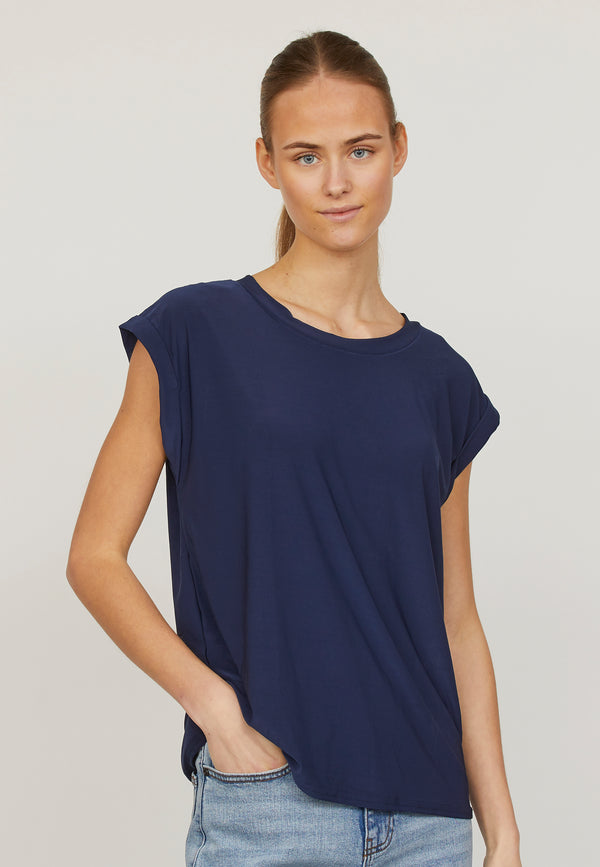 Sisters Point LOW-A T-shirts - Woman Navy