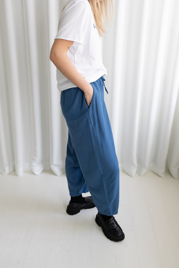 Volumex Mabel Pant Trousers - Woman Blue