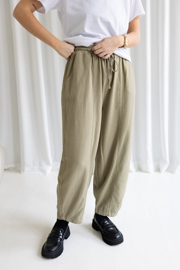Volumex Mabel Pant Trousers - Woman Green
