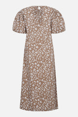 MILK Copenhagen Mihira dress Dress - Woman Brown/White Stroke