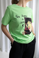 Miss Poem Miss Poem T-shirt 1 T-shirts - Woman Light Green