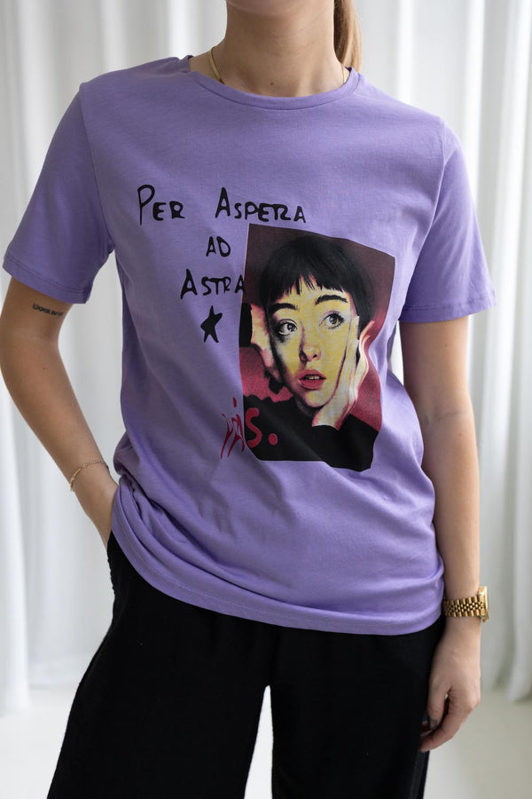 Miss Poem Miss Poem T-shirt 1 T-shirts - Woman Light Purple