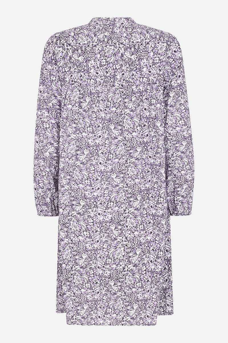 MILK Copenhagen Nolana Dress Dress - Woman White/Purple Flower