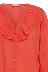 Sorbet SBBEYONCE BLOUSE Blouse - Woman Living Coral