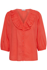 Sorbet SBBEYONCE BLOUSE Blouse - Woman Living Coral