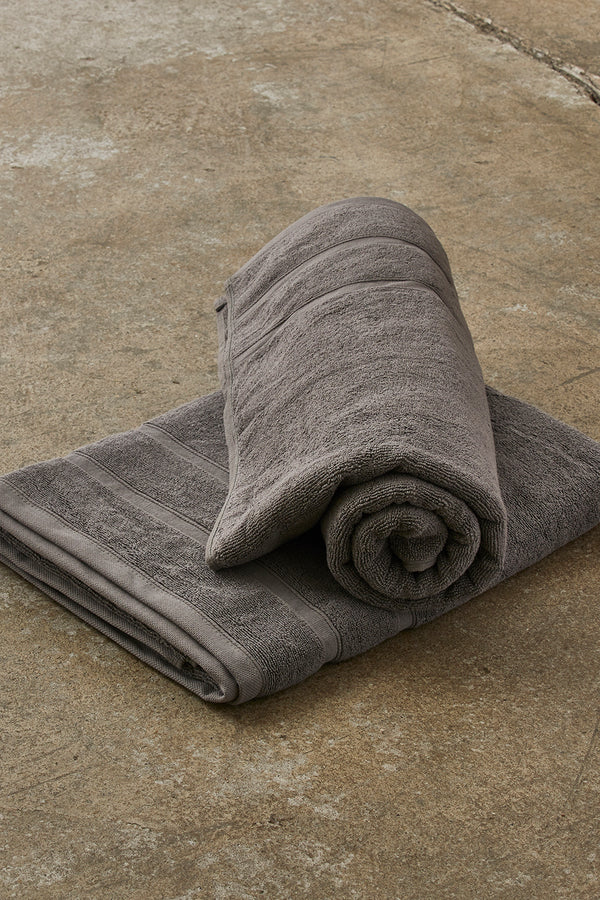 MILK Copenhagen Strand/Badehåndklæde 85x170cm, 2-pack Towels Light Grey