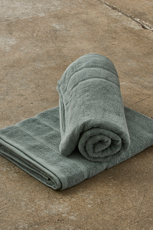 MILK Copenhagen Strand/Badehåndklæde 85x170cm, 2-pack Towels Sage Green