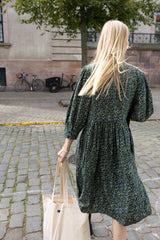 MILK Copenhagen Villa dress Dress - Woman Navy/Multi Flower