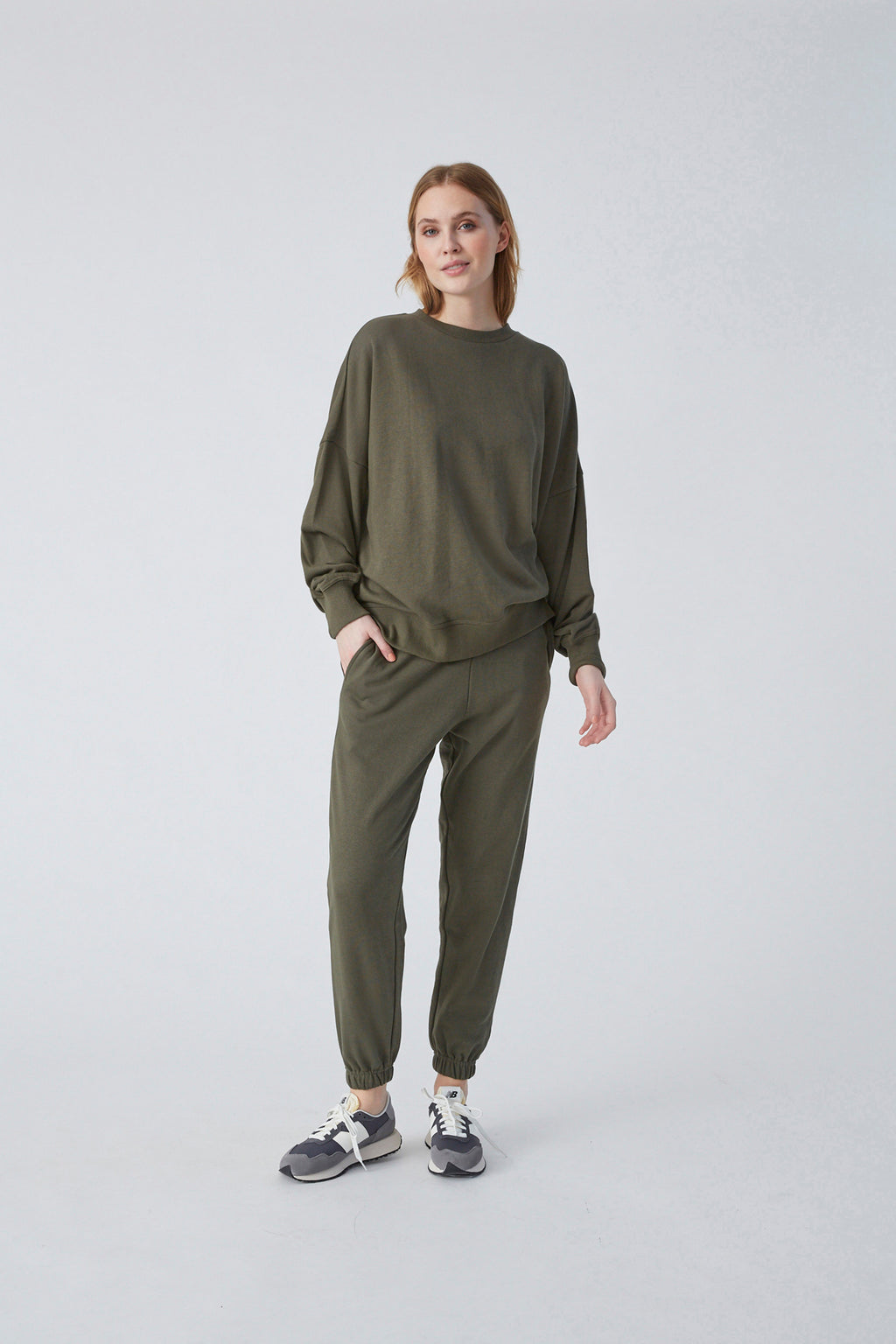 Olive sweatpants womens hot sale