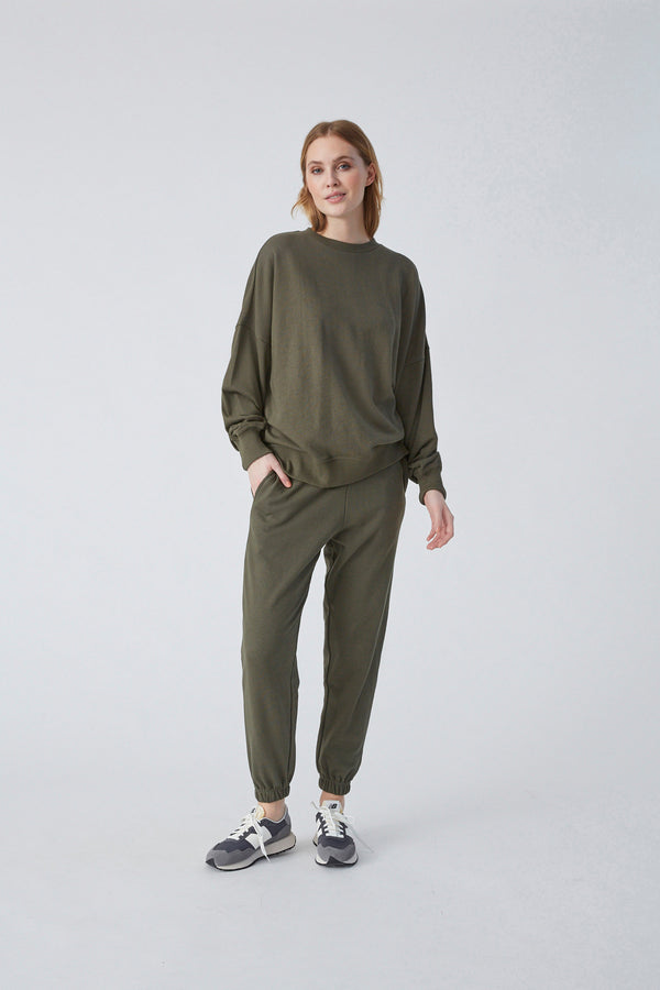 MILK Copenhagen Janni Sweatpants Sweats - Woman Olive