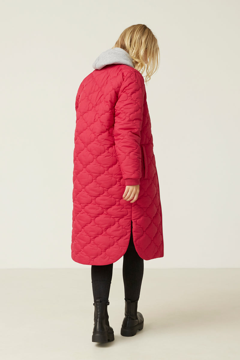 MILK Copenhagen Sigga Vatteret Jakke Jackets - Women Cherry